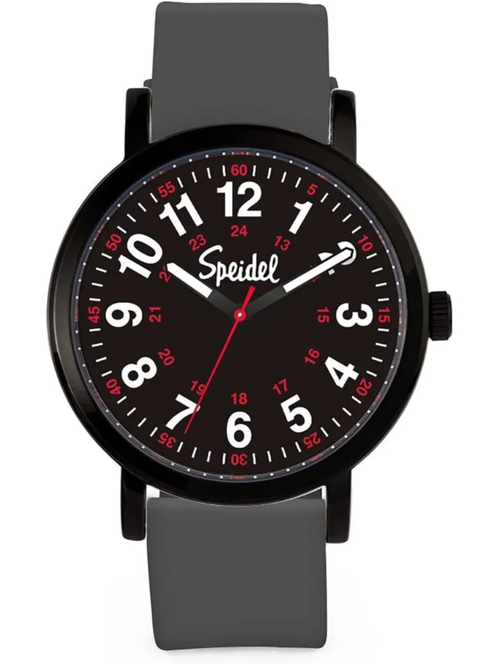 Medical Scrub Watch for Nurses & Students - Easy Read Dial, Silicone Band, Water